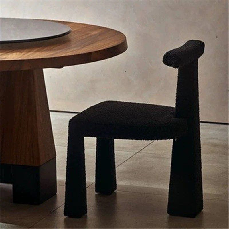PRESAN Modern Boucle Dining Chair - Radical Homes Singapore