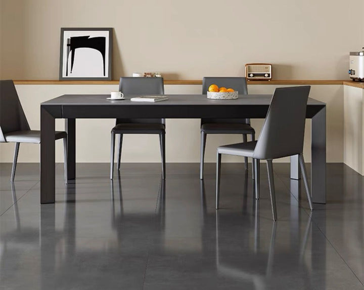 YATES Modern Slate Dining Table & Chairs - Radical Homes Singapore