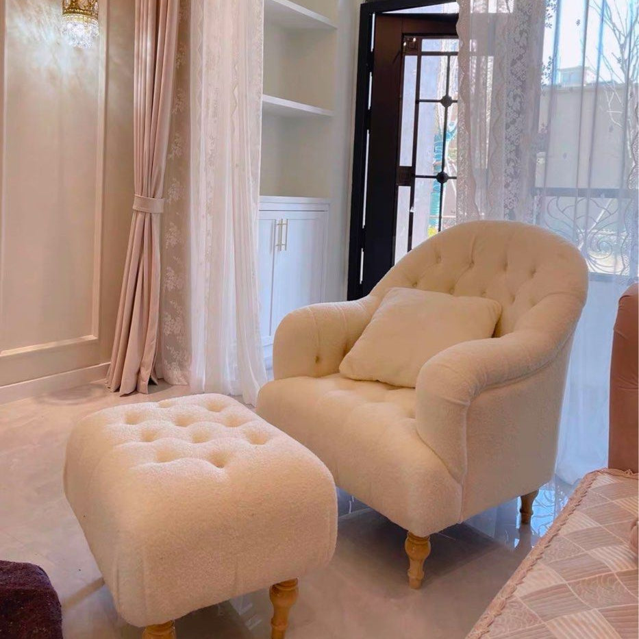 FROST Victorian Fabric Lounge Chair - Cassa Haus Singapore