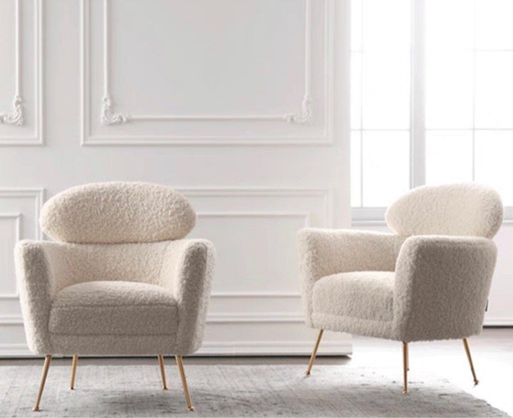 WYATT Modern Boucle Armchair - Radical Homes Singapore