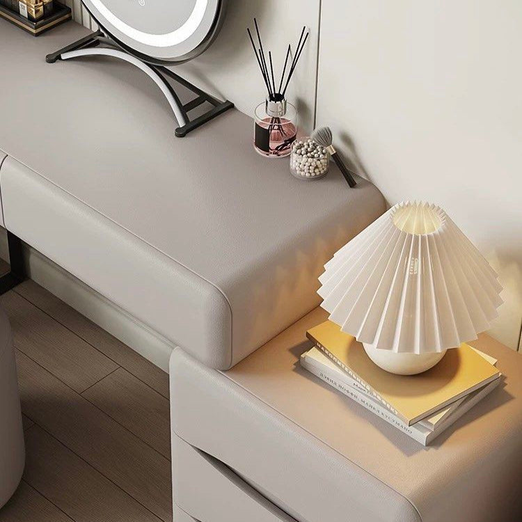 ALLE Modern Leather Vanity Table - Radical Homes Singapore