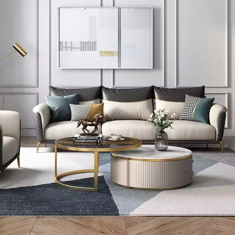 ABEV Marble Round Nesting Coffee Tables - Radical Homes Singapore
