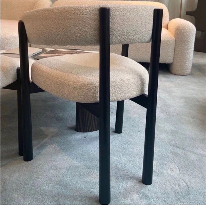 CULES Modern Boucle Dining Chair - Radical Homes Singapore