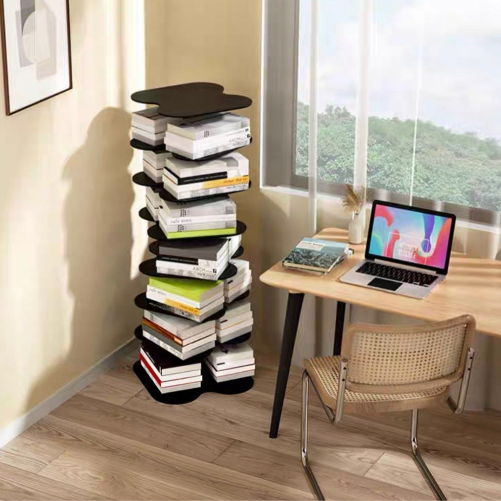 HEDY Tall Abstract Bookshelf - Radical Homes Singapore
