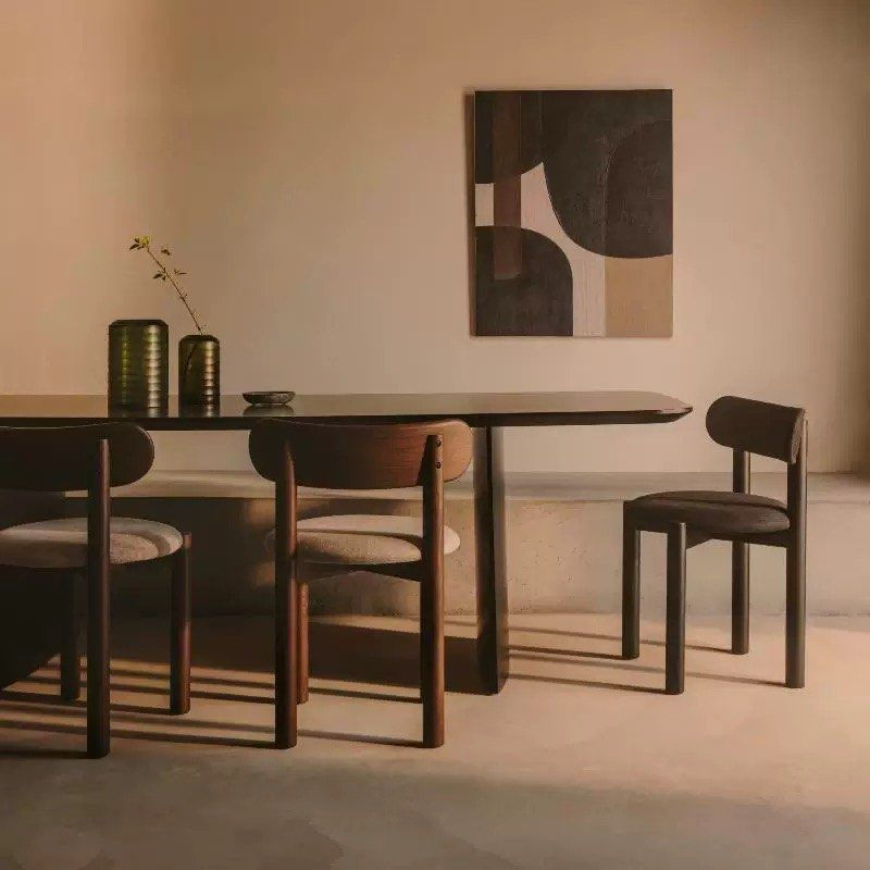 BEVINY Modern Boucle Dining Chair - Radical Homes Singapore