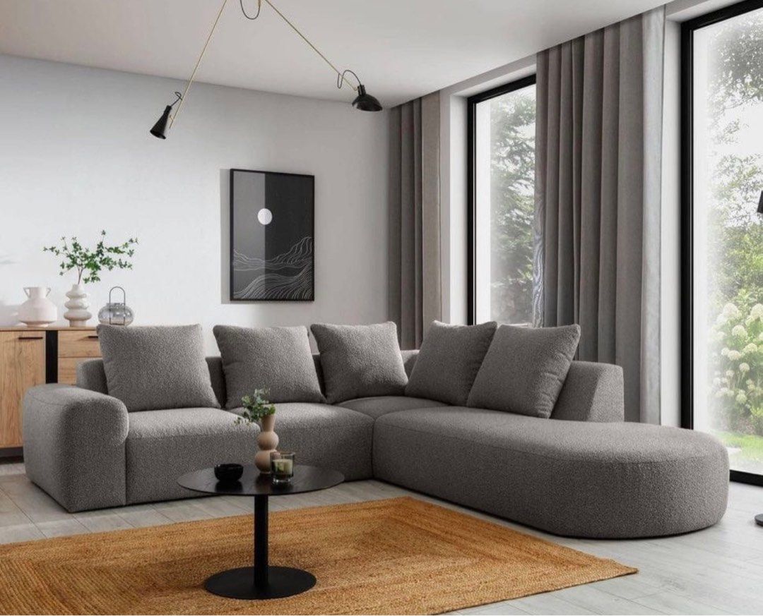 CHARA Modern Boucle Sectional Sofa - Radical Homes Singapore