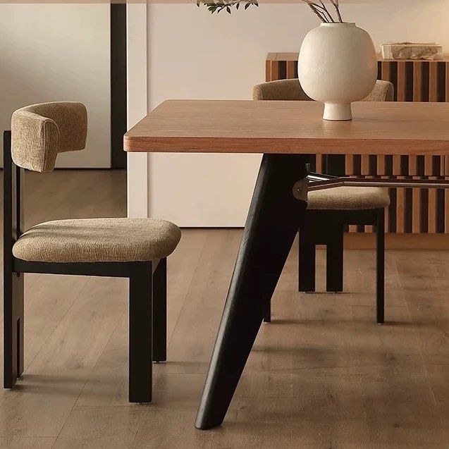 JUNIA Modern Solid Wood Dining Table - Radical Homes Singapore