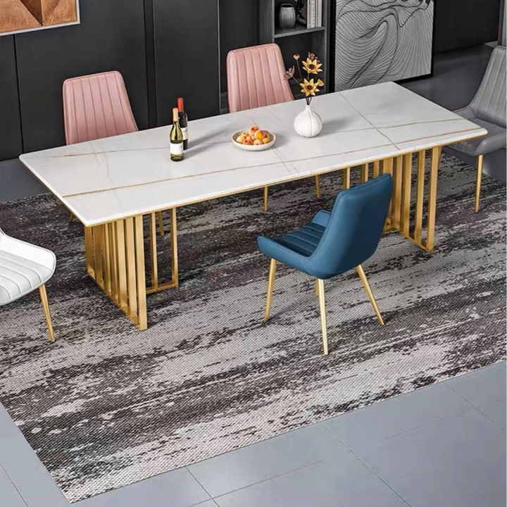 DIXON Modern Sintered Stone Dining Table & Chairs - Radical Homes Singapore