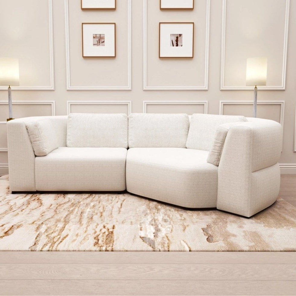 ASHER Modern Boucle Sofa - Radical Homes Singapore
