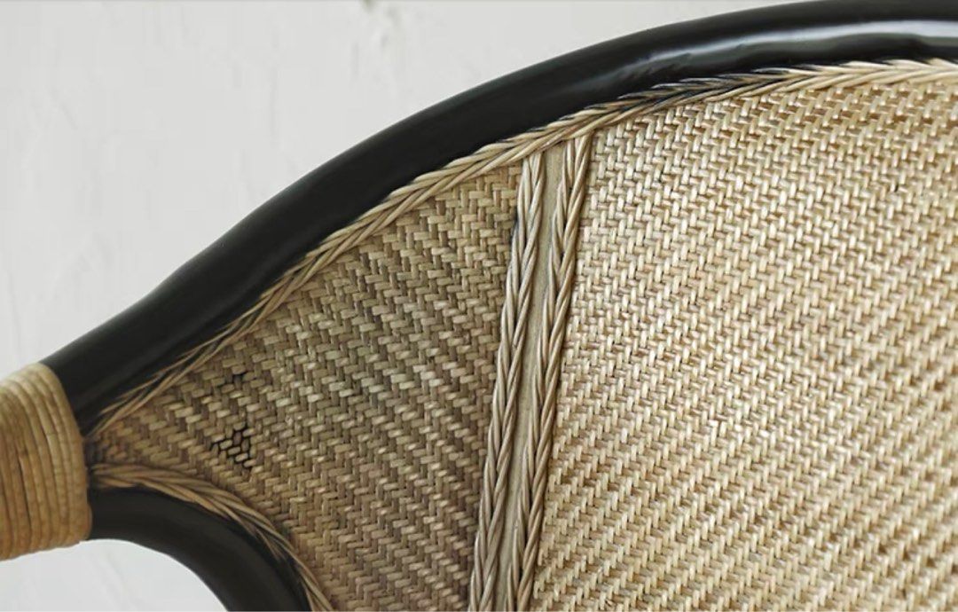 ROSEHAVEN Vintage Rattan Lounge Chair - Cassa Haus Singapore