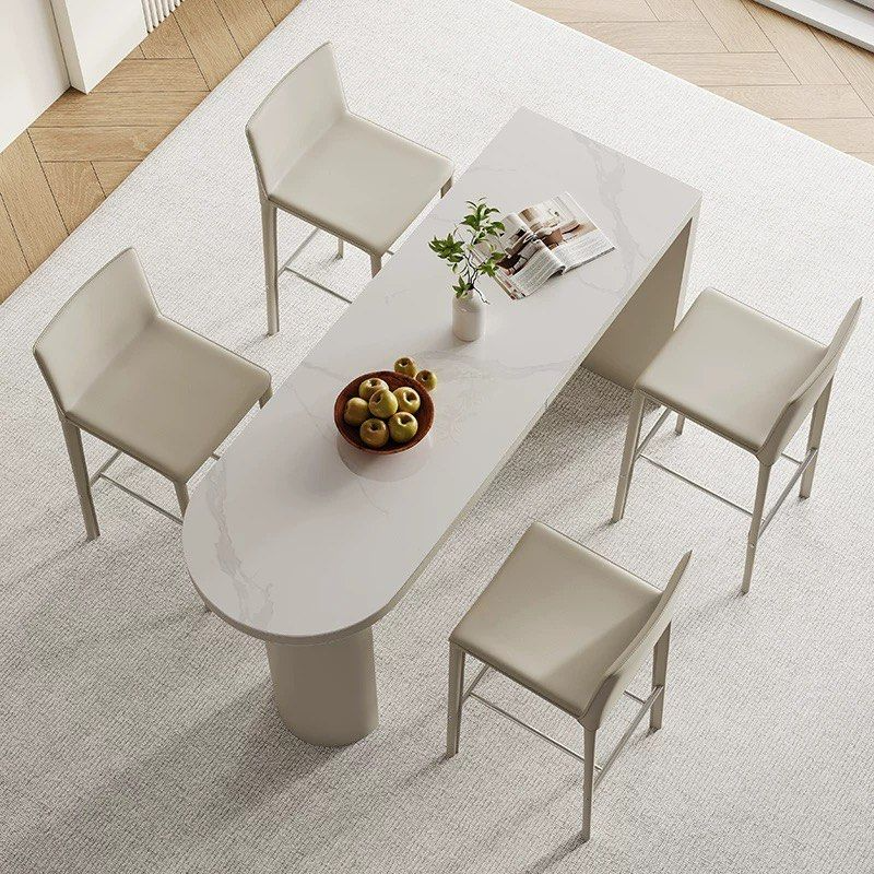 AZRIEL Modern Sintered Stone Bar Table - Cassa Haus Singapore