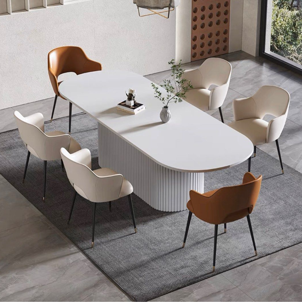 AVELLIS Modern Oval Dining Table - Cassa Haus Singapore