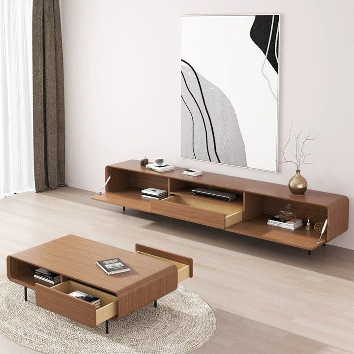 BRAUN Modern TV Console & Coffee Table - Radical Homes Singapore