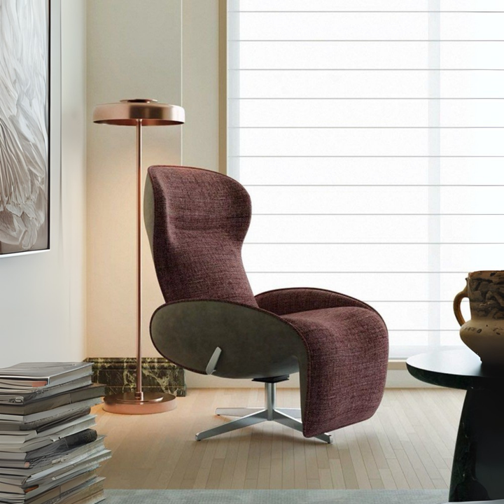 GRACE Modern Extendable Rotating Lounge Chair - Radical Homes Singapore