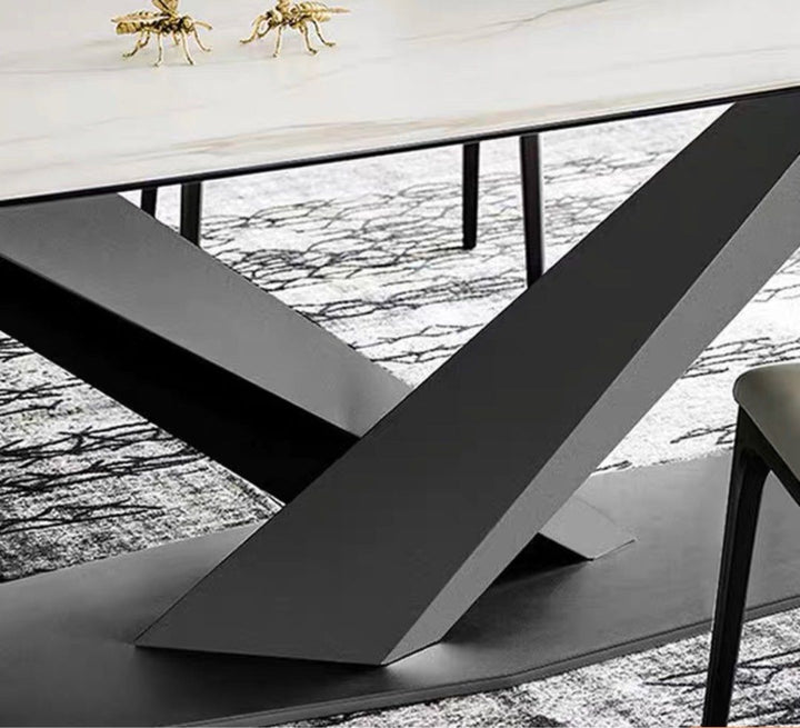 GALLAGHER Modern Sintered Stone Dining Table - Radical Homes Singapore