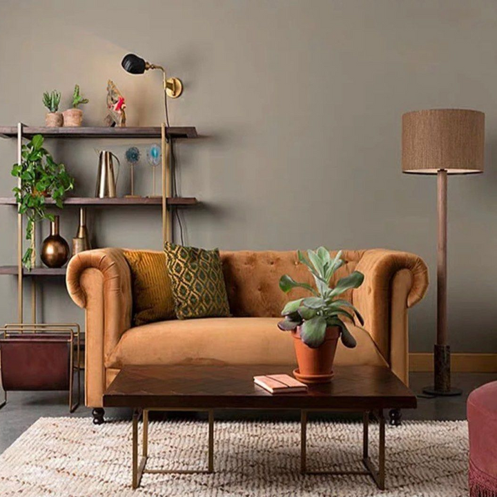 CHEVRON Herringbone Solid Wood Coffee Table - Cassa Haus Singapore