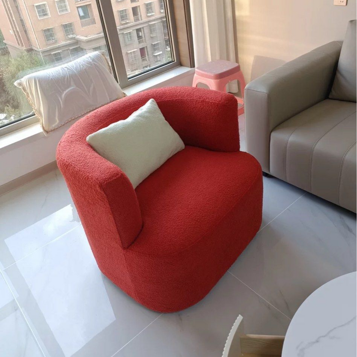 TREVOR Modern Boucle Armchair - Radical Homes Singapore