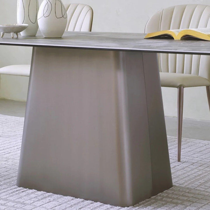 MILES Sintered Stone Dining Table - Radical Homes Singapore