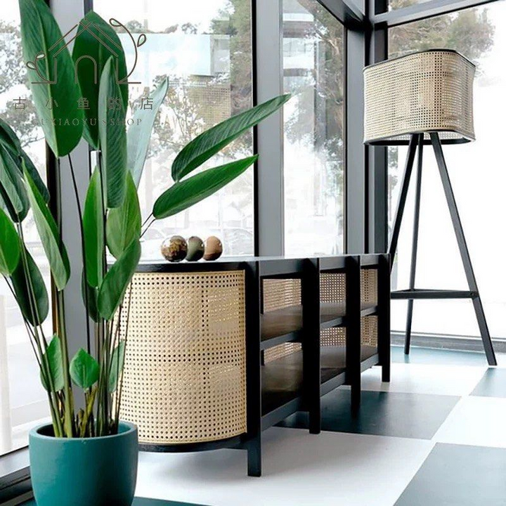 RIVECA Rustic Rattan Console - Radical Homes Singapore