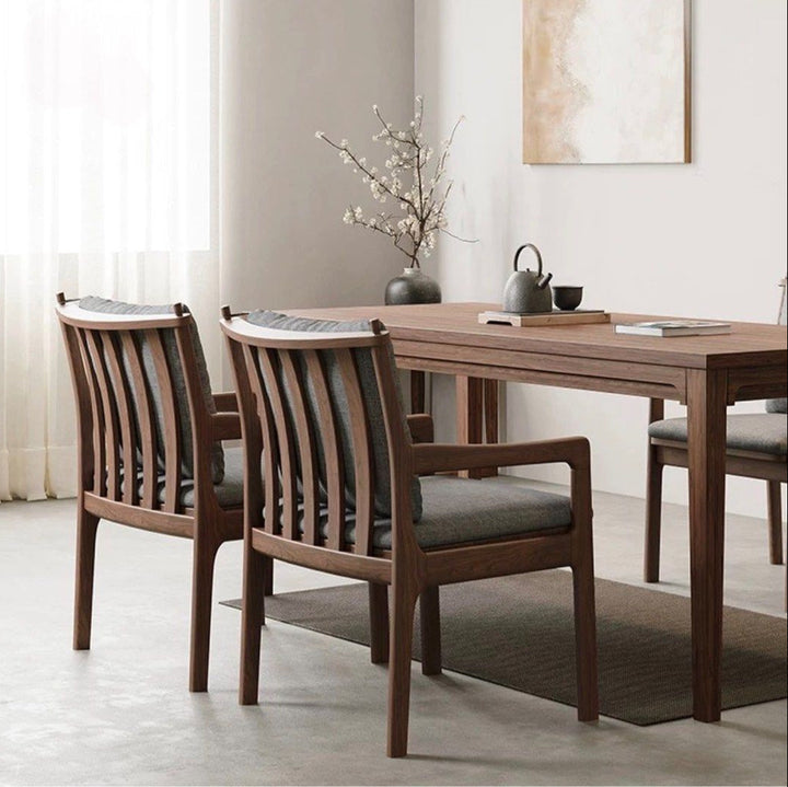 MAREIS Solid Wood Dining Armchair - Radical Homes Singapore
