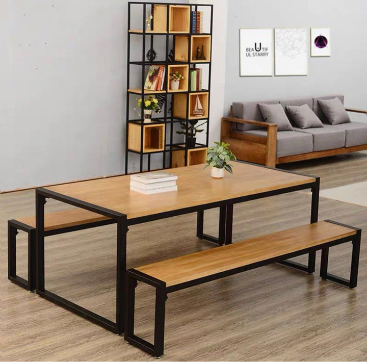 GREGORY Industrial Thin Office / Study Table - Radical Homes Singapore