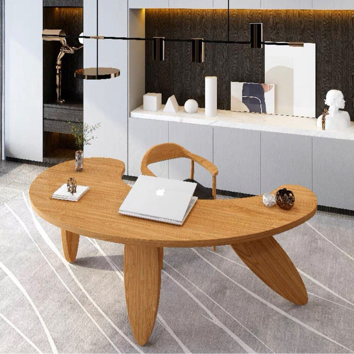 EVANDER Modern Wood Work Desk - Cassa Haus Singapore