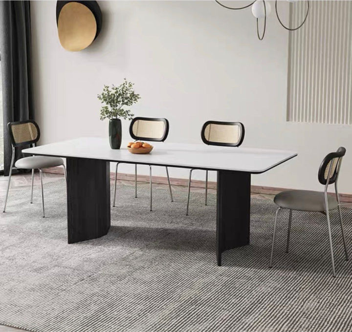 ZORELIS Modern Sintered Stone Dining Table - Cassa Haus Singapore
