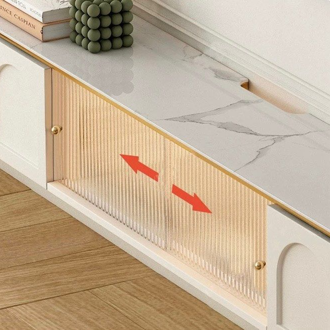 PANI Modern Sintered Stone Floating TV Console - Cassa Haus Singapore