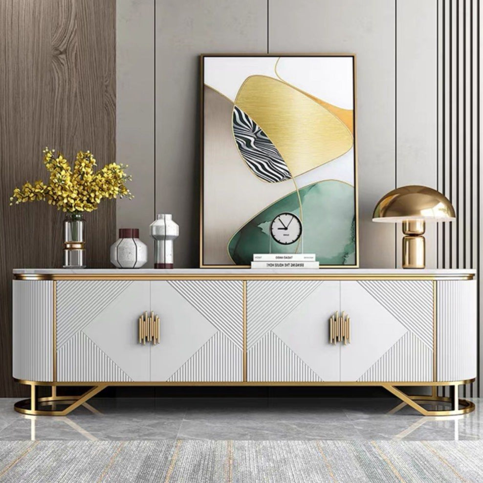 KAZIA Modern Sintered Stone TV Console - Radical Homes Singapore