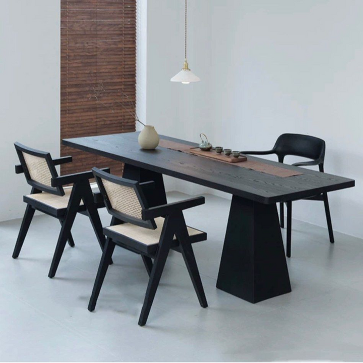 DILLON Solid Wood Dining Table - Radical Homes Singapore