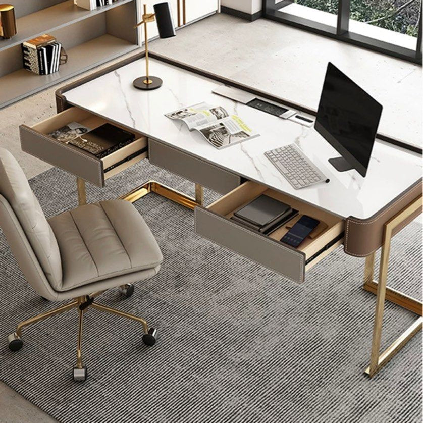 VANCE Sintered Stone Office Desk - Radical Homes Singapore