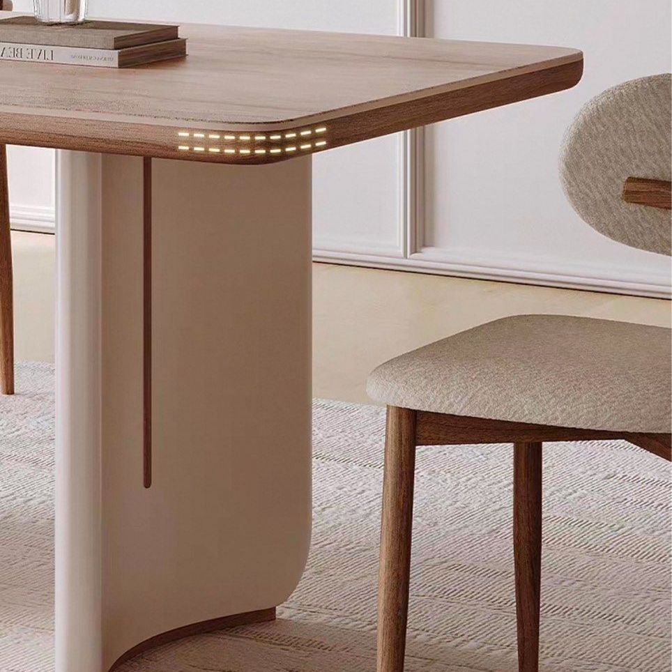 ABYSS Modern Sintered Stone Dining Table - Cassa Haus Singapore