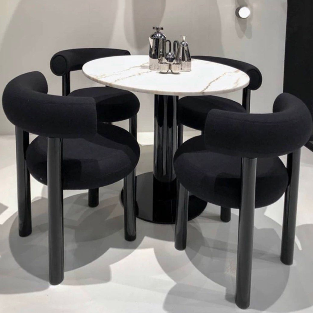 AMBER Modern Velvet Dining Chair - Radical Homes Singapore