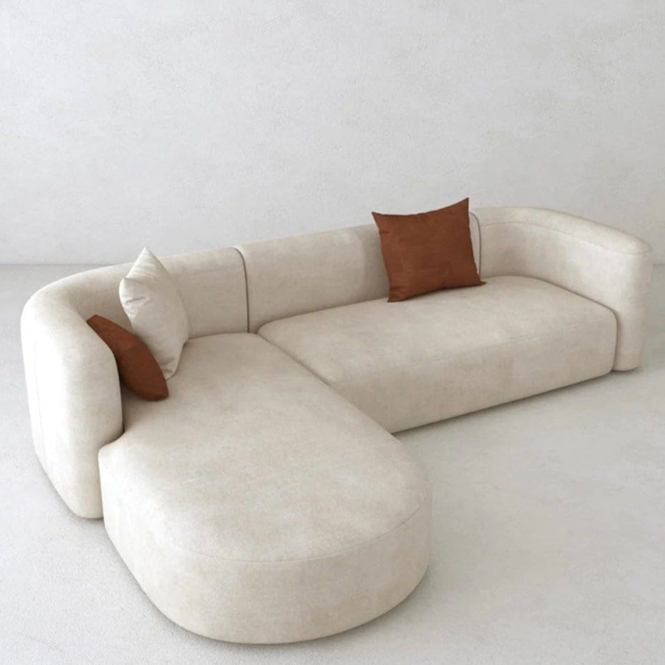 DAMPTON Modern Curve Sofa - Radical Homes Singapore
