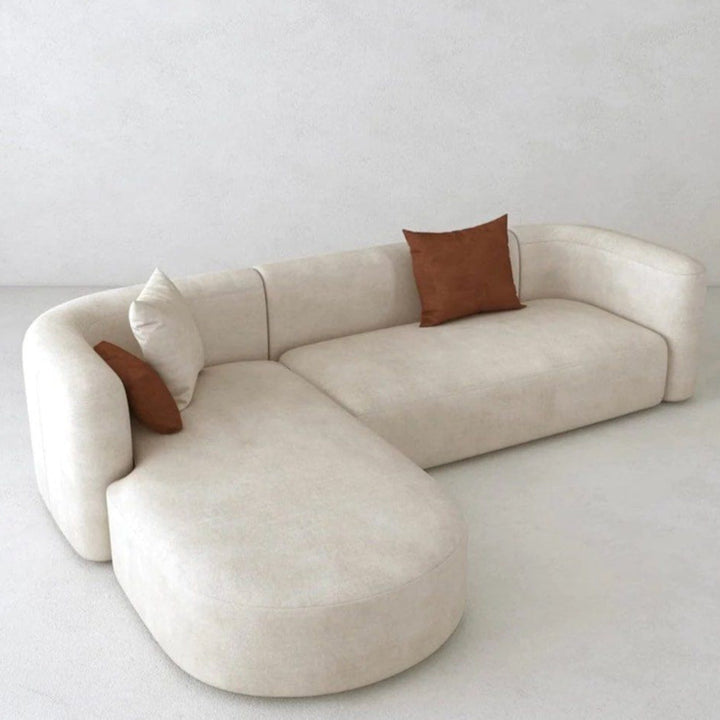 DAMPTON Modern Curve Sofa - Radical Homes Singapore