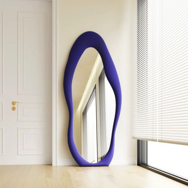 NEALOR Modern Suede Mirror