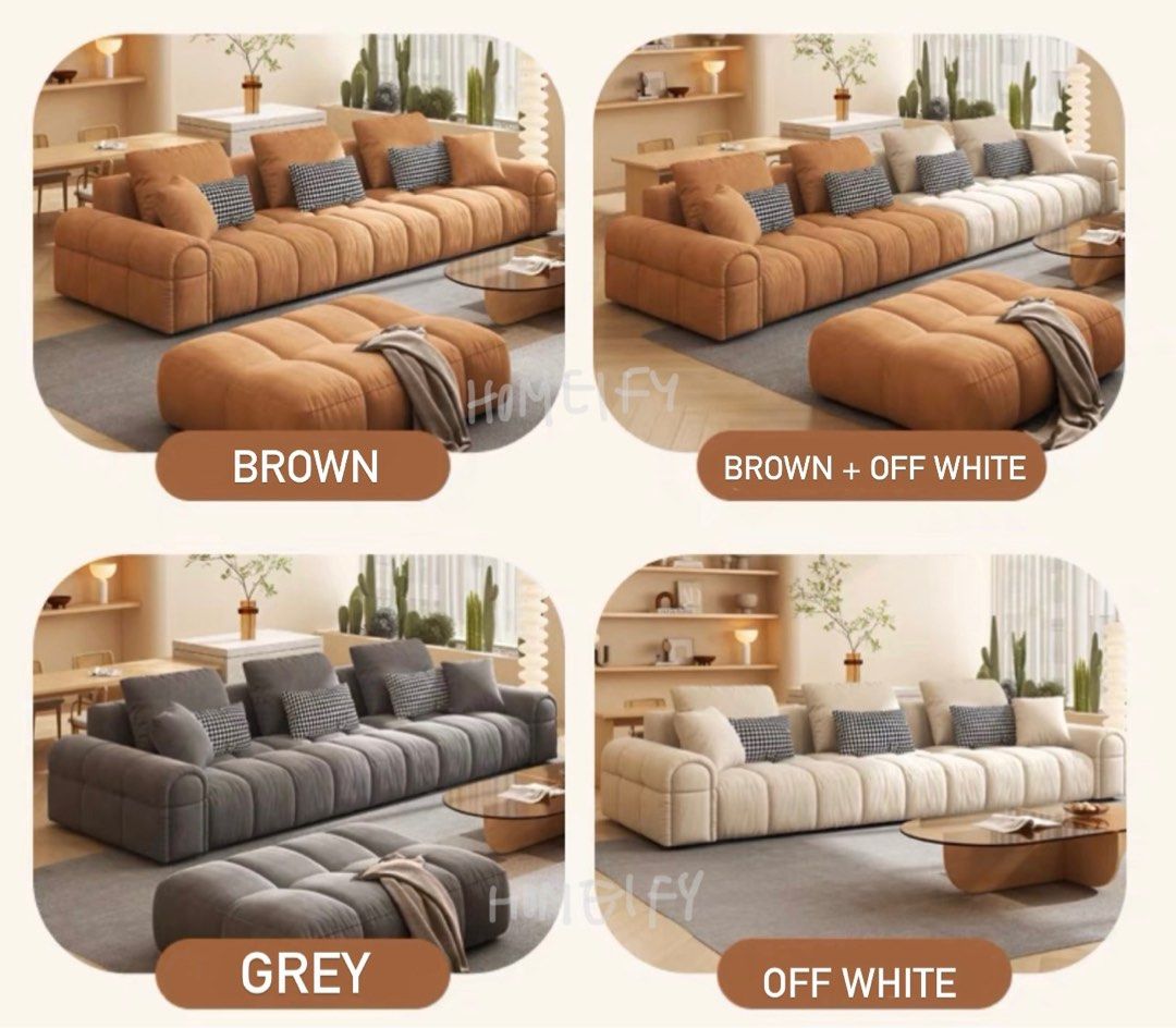 QUELIA Modern Scratch Resistant Sofa