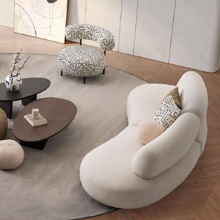 BOKEL Modern Curved Sofa - Radical Homes Singapore