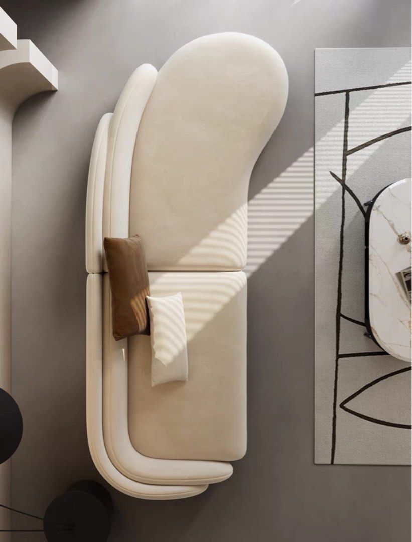 FORTE Scratch Resistant Curve Sofa - Radical Homes Singapore