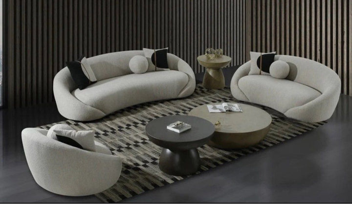 ALISEN Boucle Curve Sofa - Radical Homes Singapore
