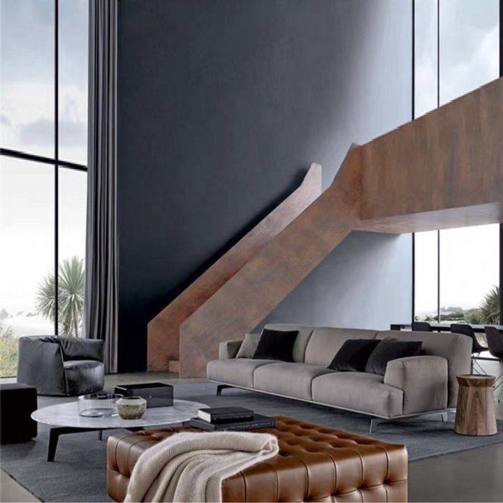 BAYLOR Modern Square Ottoman - Radical Homes Singapore