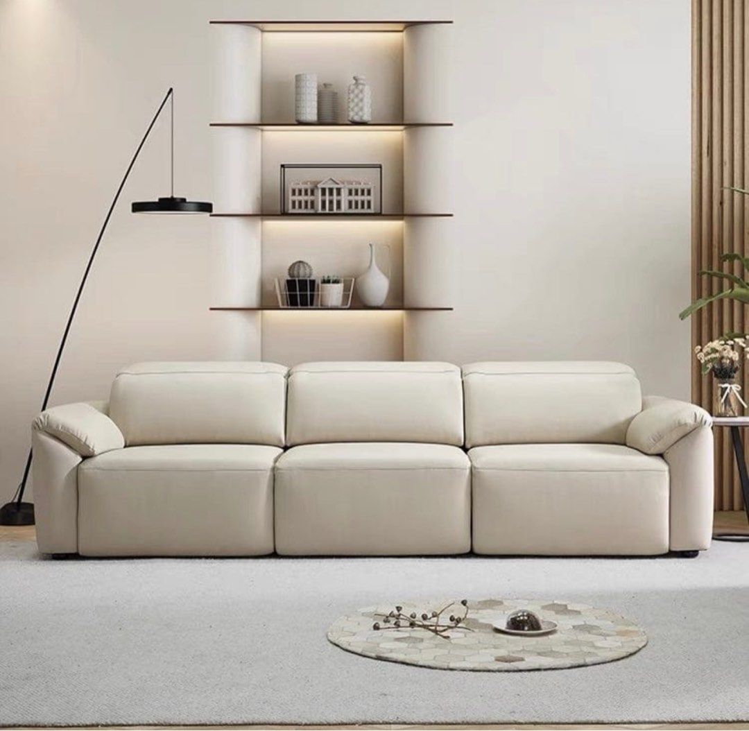 LERISCA Modern Electric Motorised Leather Sofa - Radical Homes Singapore
