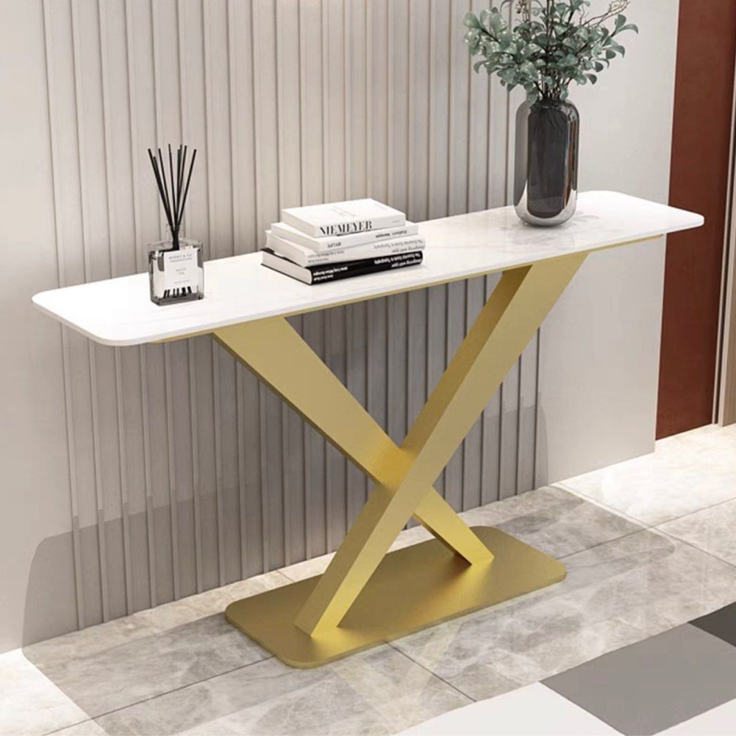 LUDOVICA Modern Sintered Stone Console Table - Radical Homes Singapore