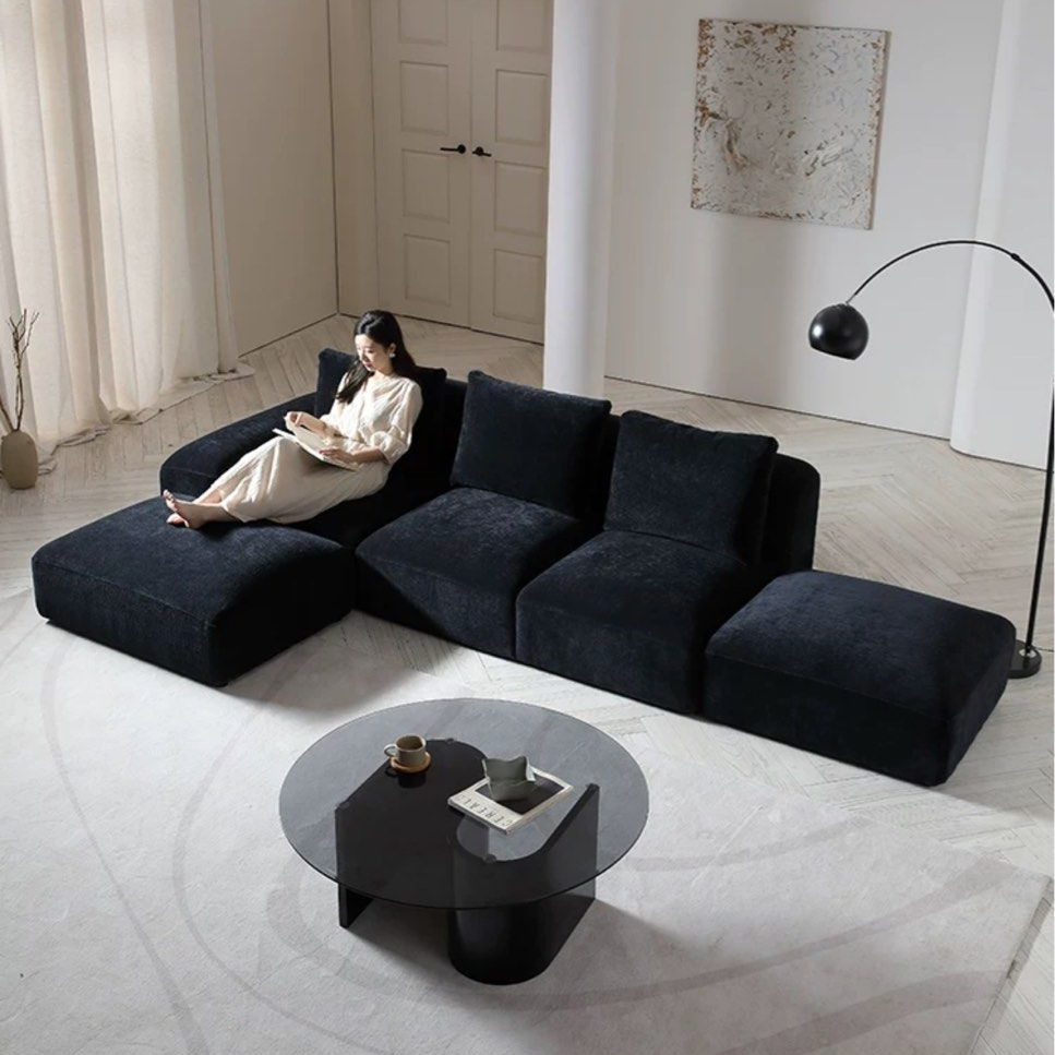 ELANTRA Modern Velvet Sofa - Radical Homes Singapore