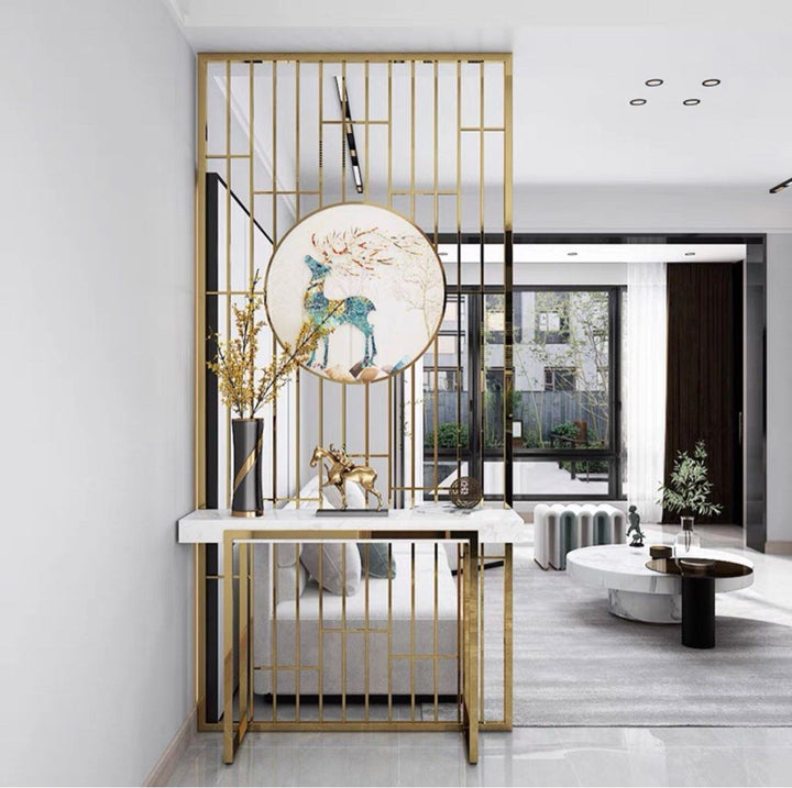 LUDWIG Modern Marble Console Table - Radical Homes Singapore
