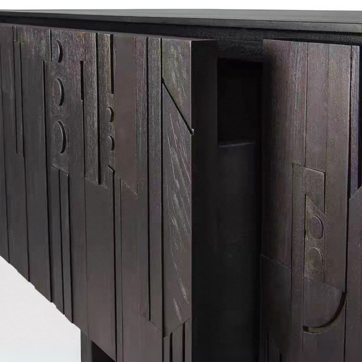 PREDAL Modern Solid Wood Tv Console - Radical Homes Singapore