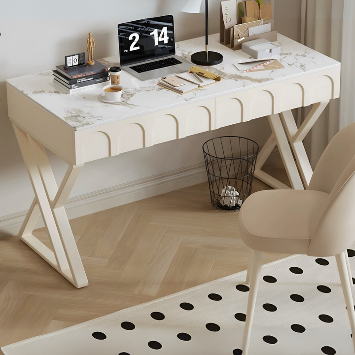 LUMINA Modern Study Table with Drawer - Radical Homes Singapore