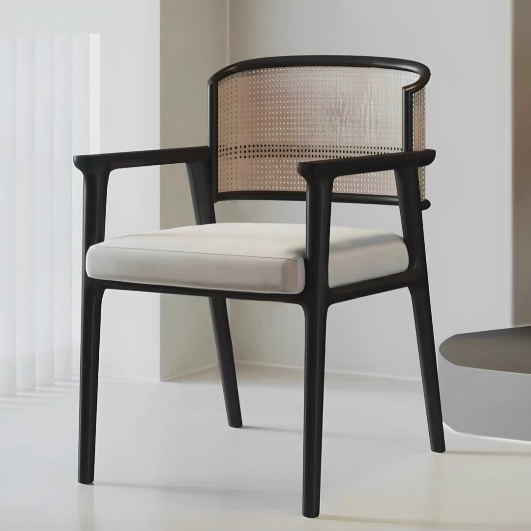 CANEVRA Rustic Rattan Dining Chair - Cassa Haus Singapore