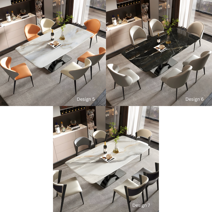 VORTEX Modern Sintered Stone Dining Table - Cassa Haus Singapore