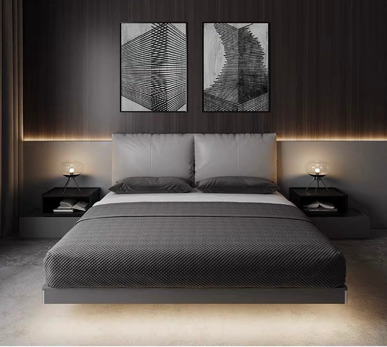 BRONNY Modern LED Floating Bedframe (INSTOCK)
